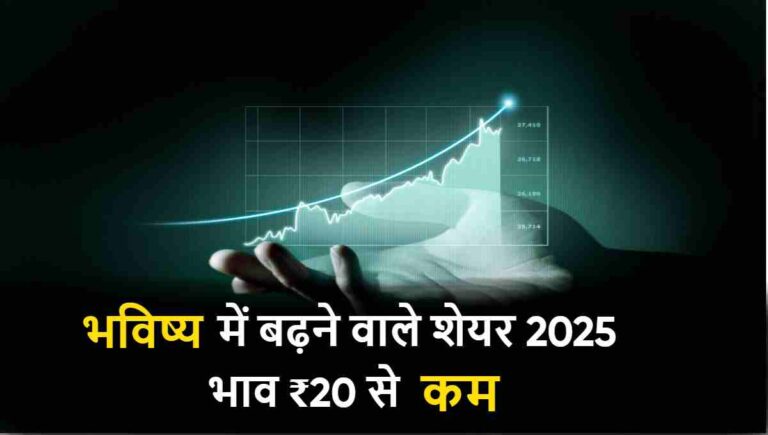 भविष्य में बढ़ने वाले शेयर 2025 | भाव ₹20 से कम